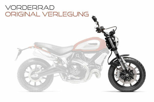 Stahlflex Bremsschläuche für LAVERDA 1000 3C - [VR]