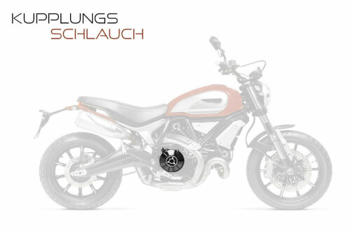 Stahlflex Bremsschläuche für BMW K 100 RS [100] o.ABS 2 Ventiler Boxer ab 83-91 [Kupplung]