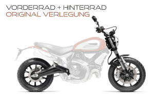 Stahlflex Bremsschl&auml;uche f&uuml;r Aprilia Pegaso Strada VD ab 05- [Komplett]