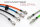 STEEL BRAIDED BRAKE LINE FOR Aprilia 125 Red Rose Custom REAR (88-94) [MF / FQ]