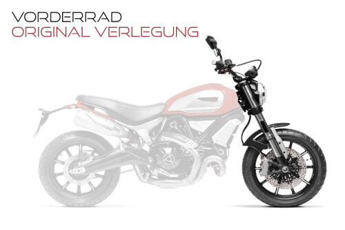 Stahlflex Bremsleitung für Aprilia Pegaso 650 Vorne (95-96) [MX]