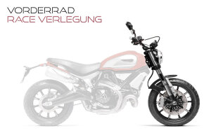 Stahlflex Bremsleitung f&uuml;r Cagiva 900 Elefant Vorne [95-00] [B]