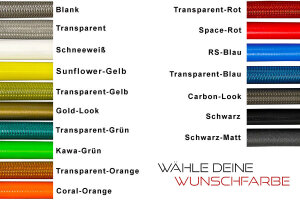 Stahlflex Bremsleitung f&uuml;r CCM 404E Vorne+Hinten (03-04)