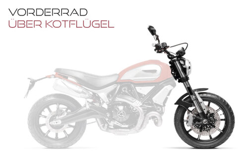 Stahlflex Bremsleitung für Kawasaki KLE650 Versys Vorne [10-14] [LE650C]