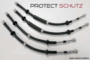 For Audi 100 (C1) 1.8 80PS (1968-1971) Steel braided brake lines