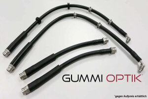 For Lancia Ypsilon (843) 1.4 LPG 78PS (2010-2011) Steel braided brake lines